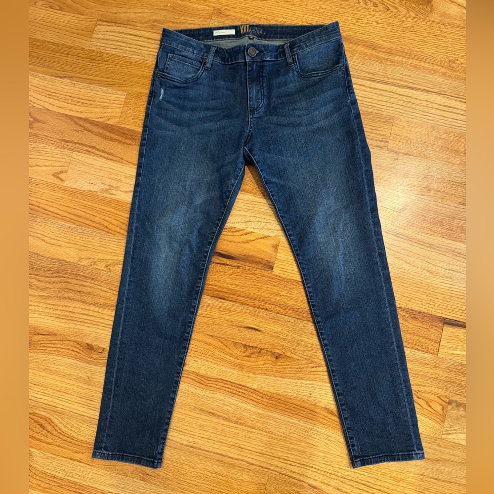 Women’s Kut from the Kloth Dark Blue Skinny Jeans Katy Boyfriend